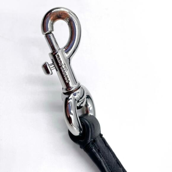 SOLD-Marc Jacobs Adjustable Crossbody Replacement Strap Black Leather - Picture 5 of 7